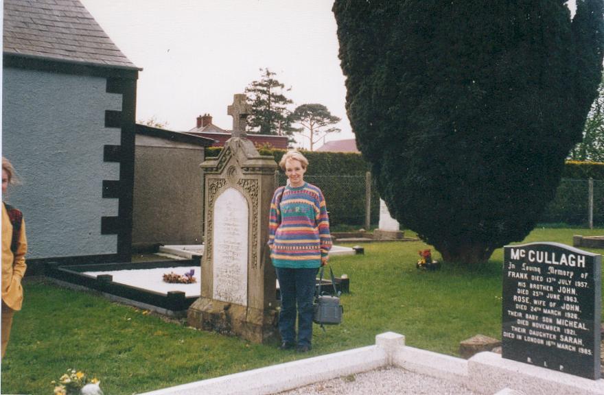 Bernadette at McCullagh Grave, Ardboe